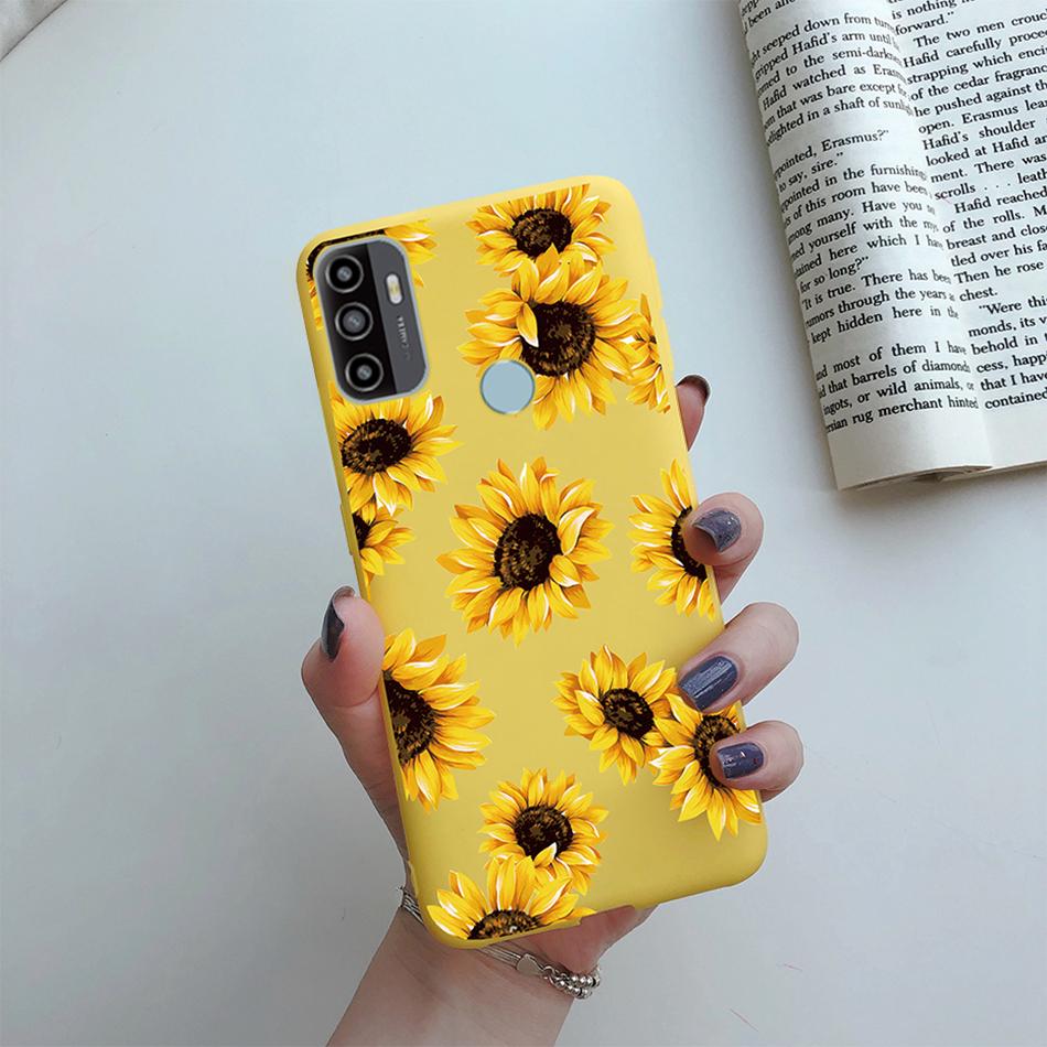 Чехол для OPPO A53S 2020 Мультяшный Coque Сердце Нарисованный Силиконовый Задняя Панель Телефона Для oppo a53s A 53s A53 s oppoa53 2020 Чехол-Ракушка