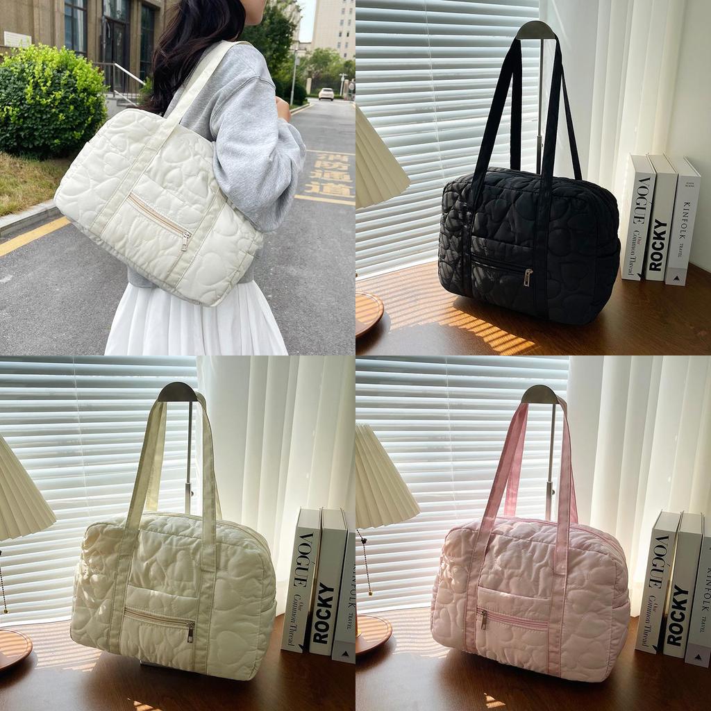 Street Style Nylon Bag For Women Large Capacity Crossbody Travel Purse With Zipper
