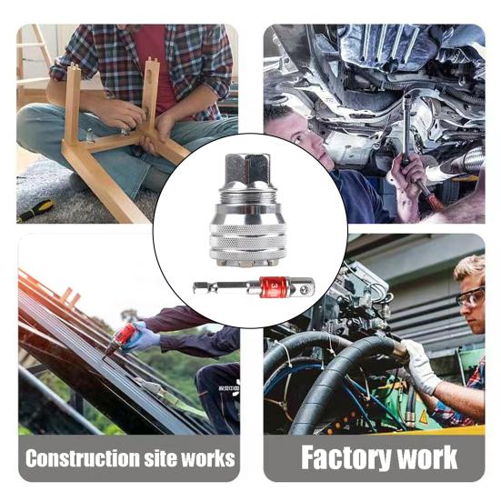 Adjustable Universal Socket Operation Multi-Function 10mm-19mm Wrench Tool Set One-Handed Drive Ratchet Torque Wrench