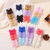 6/10pcs 1.85'' Cute Solid Ribbon Bowknot Hair Clips for Baby Girls Handmade Bows Hairpin Barrette Headwear Kid Hair Accessories
