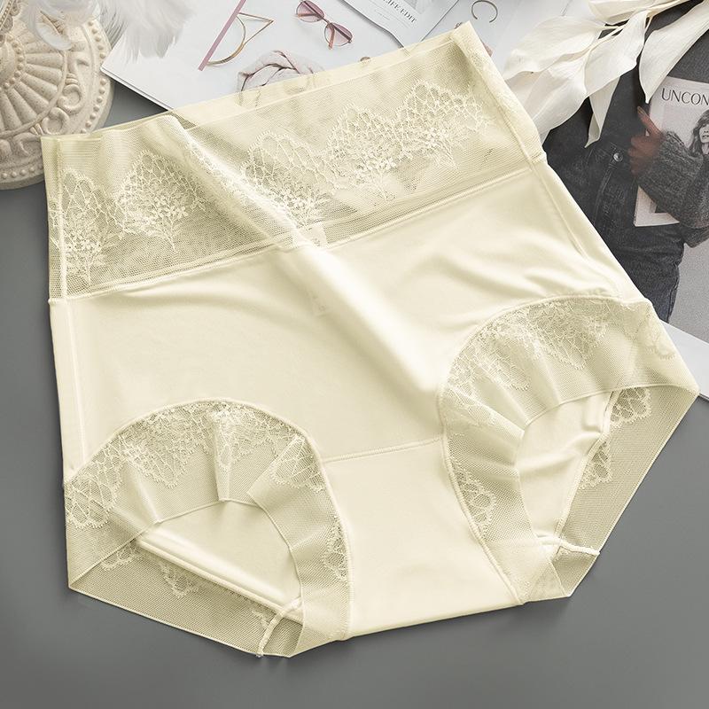 Women's Underwear High Waisted Triangles Panty Breathable Sexy Lace Comfort Hipster Panties