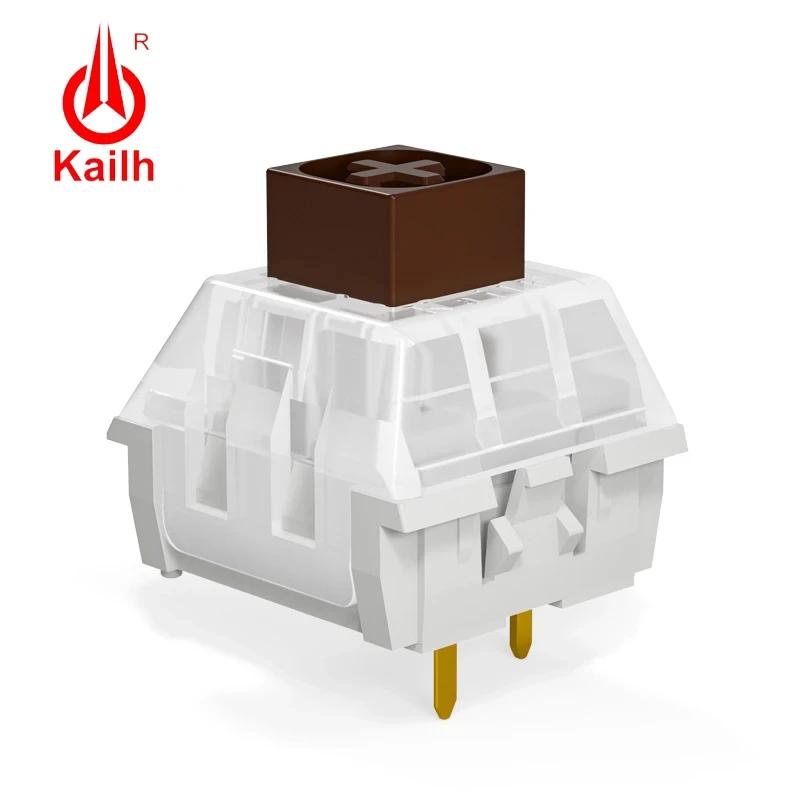 Kailh Оптовые переключатели BOX Jade Navy Royal White для DIY механической клавиатуры, совместимые с Cherry MX RGB, Красные Коричневые переключатели