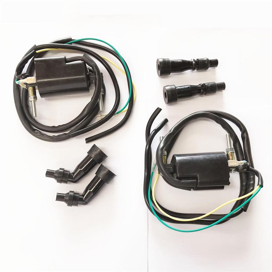 Комплект катушек зажигания 12 Вольт 12В для Kawasaki KZ Suzuki GS Honda CB 650 750 900
