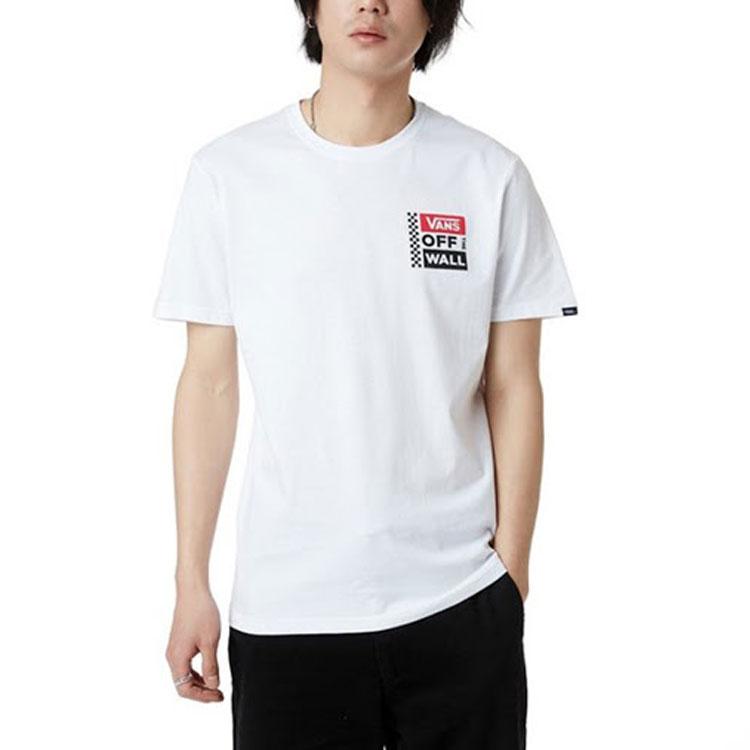 Men's T-Shirt Vans Set in Sleeve T Shirt Unisex White