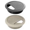 80mm Computer Desk Cable Outlet Port Grommet Table Surface Wire Hole Cover