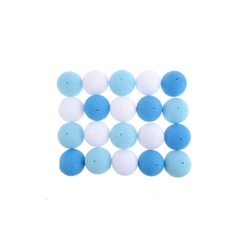 Enchanting 20 Led Colorful Cotton Ball String Lights For Parties And Celebrations