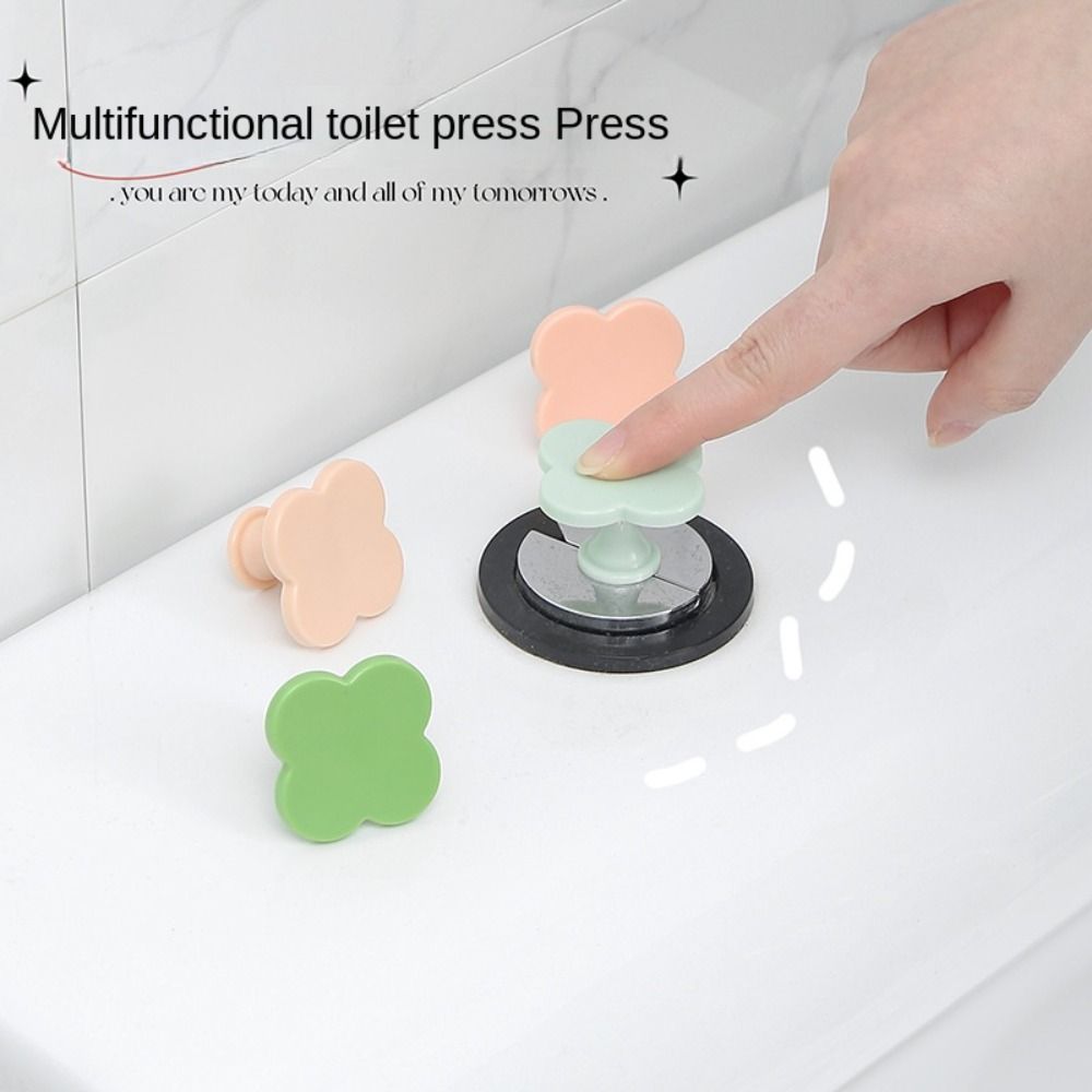 Universal Flower Shaped Toilet Tank Button Plastic Toilet Button Toilet Flush Button  Toilet