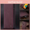 For S25 Galaxy Protective Case Card Holder Stand Leather Cover Phone