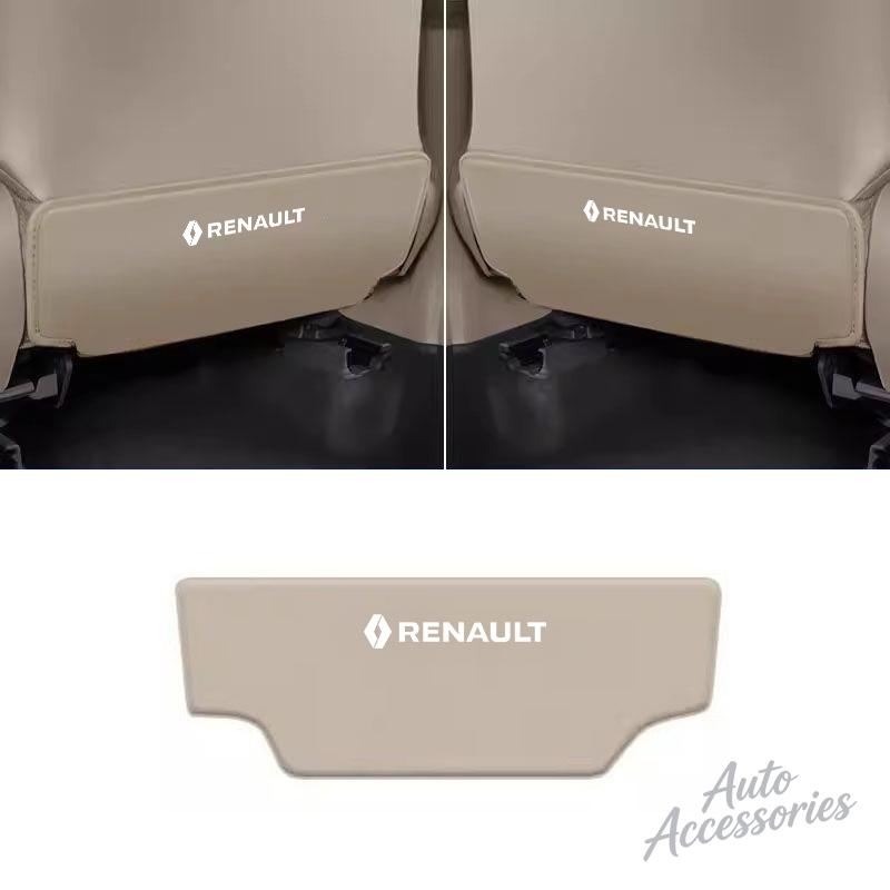 Car Seat Back Protector Mat Prevent Dirty Anti Kick Pad Auto Accessories For Renault RS Clio Megane Captur Trafic Scenic Twingo T111