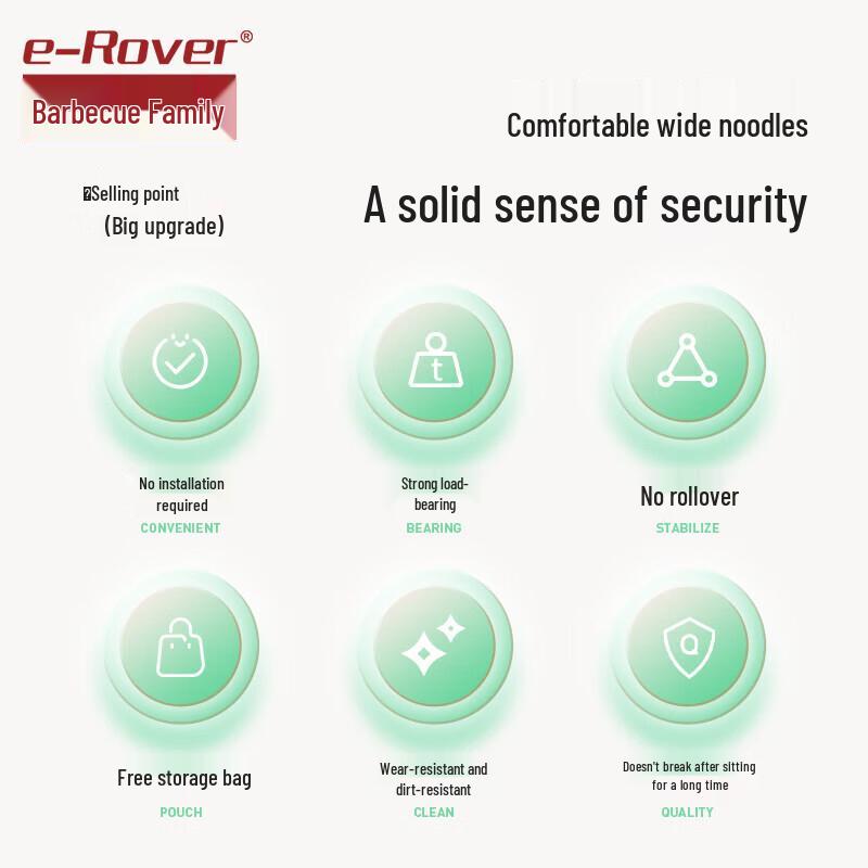 BBQ Master Outdoor Folding Moon Chair