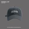 Korean-style soft-top high-quality cotton wide-brim baseball cap for women and couples, versatile for street photography, trendy, face-slimming,