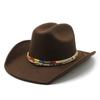 Cowboy Jazz Hat Children'S Tibetan Western Cowboy Hat Woolen British Ethnic Hat Sun Hat Top Hat