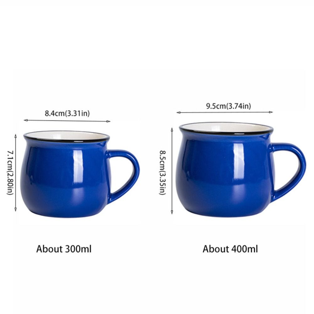 Nordic Ceramic Milk Cup 300/400ml Tea Cup Drinkware Coffee Mug Valentine's Day Present