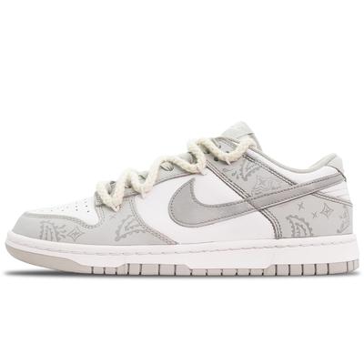 Кроссовки Dunk Low Skateboard Мужские Серый Белый DD1391-103(Команда188-)