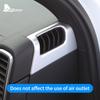 Chrome Abs Car Front Side AC Air Outlet Vent Trim Cover for Porsche Cayenne 2011-   Decor Interior Auto Accessories