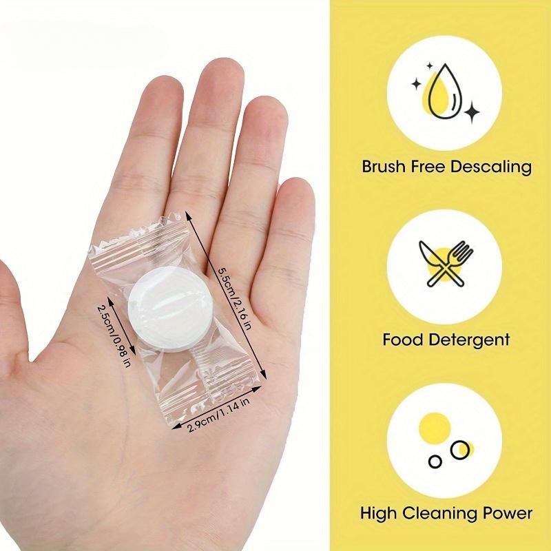 50/20/10pcs Citric Acid Descaler Tablets for Coffee Machines, Water Dispensers, Kettles, PET Material, Fresh and Effective Cleaning Solution