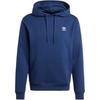 adidas Originals Essential Trefoil Essentials Худи с капюшоном Приталенная Толстовка с длинным рукавом и логотипом-буквой Мужская толстовка Темно-синий IY4929