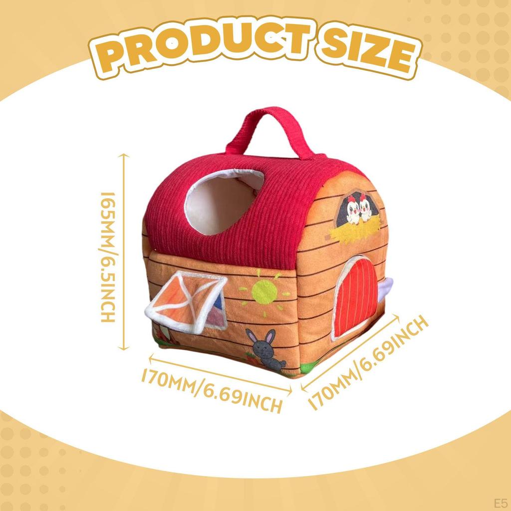 Мягкие фермерские животные Игрушки-животные Милый мини-набор «Фермерский дом» Куклы для детей мальчиков девочек