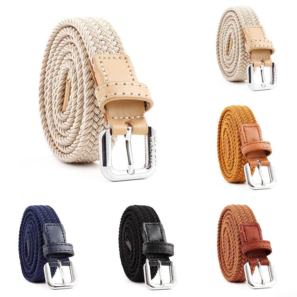 High Quality Children's Braided Webbing Elastic Belt Ideal for Boys and Girls