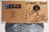 LP Record JUDAS PRIEST - Priest Live 383P8278 EPIC 1987 Japan Obi Metal Used