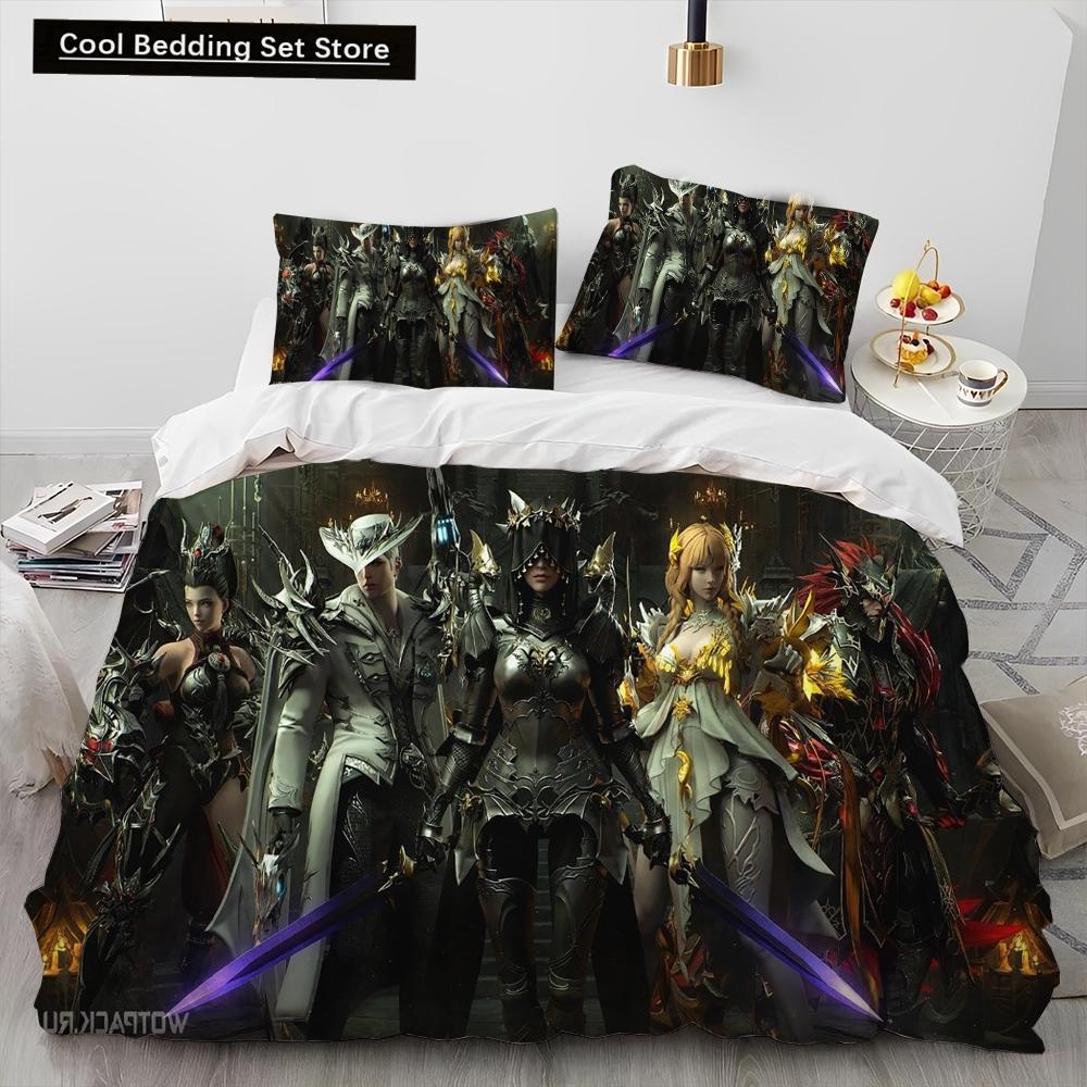 3D Lost ARK Gamer Cartoon Comforter Постельное белье, пододеяльник, наволочка, комплект постельного белья размера «king-size» для детей