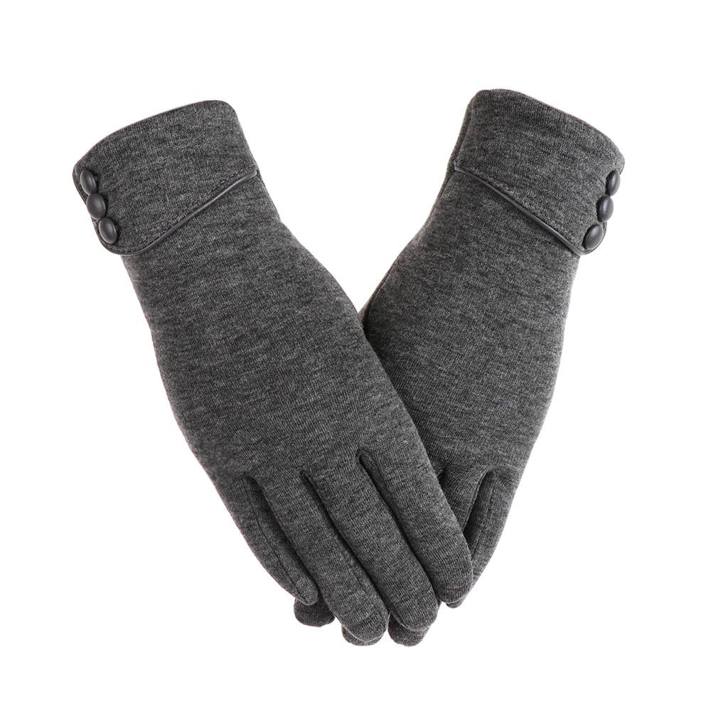Graceful Winter Warm Thicken Plus Velvet Driving Mittens Skiing Gloves Touch Screen Gloves