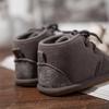 Autumn/Winter Non-Slip Lace-Up Baby Boots with Rubber Sole
