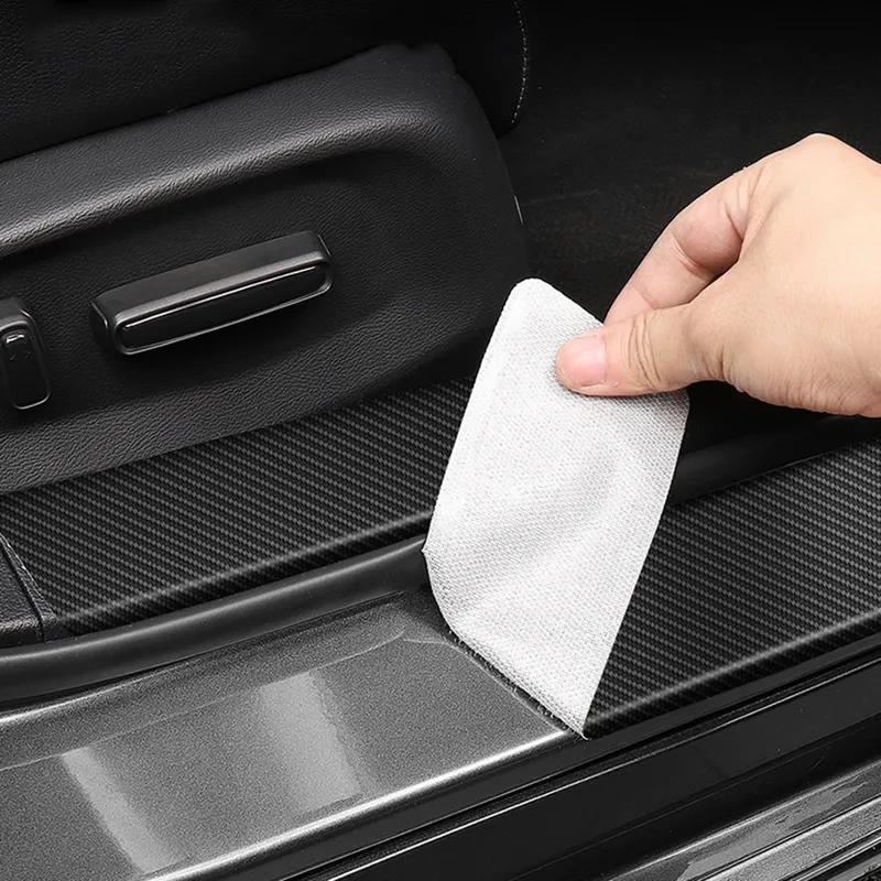 Наклейка на порог двери автомобиля из углеродного волокна, боковая накладка, защита от царапин, водонепроницаемая наклейка для Changan CS25 CS35 CS55 CS75 CS85 CS95