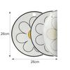 Set of 2 Induction Cooking Mats, Daisy Design, Silicone, Insulating, Non-Slip, Prevents Burning, Stain-Resistant, Washable, Wear-Resistant, Oil-Resist