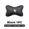 Car Headrest Pillow Set Car Lumbar Waist Support Seat Neck Protective Cushion For Peugeot 408 4008 308 3008 Rifter 5008 2008 RCZ