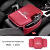 Car Armrest Mat Center Console Leather Protection Cushion For Honda Civic FIT CRV Accord Jazz HRV Odyssey Vezel CRZ 5th City CRX AS9
