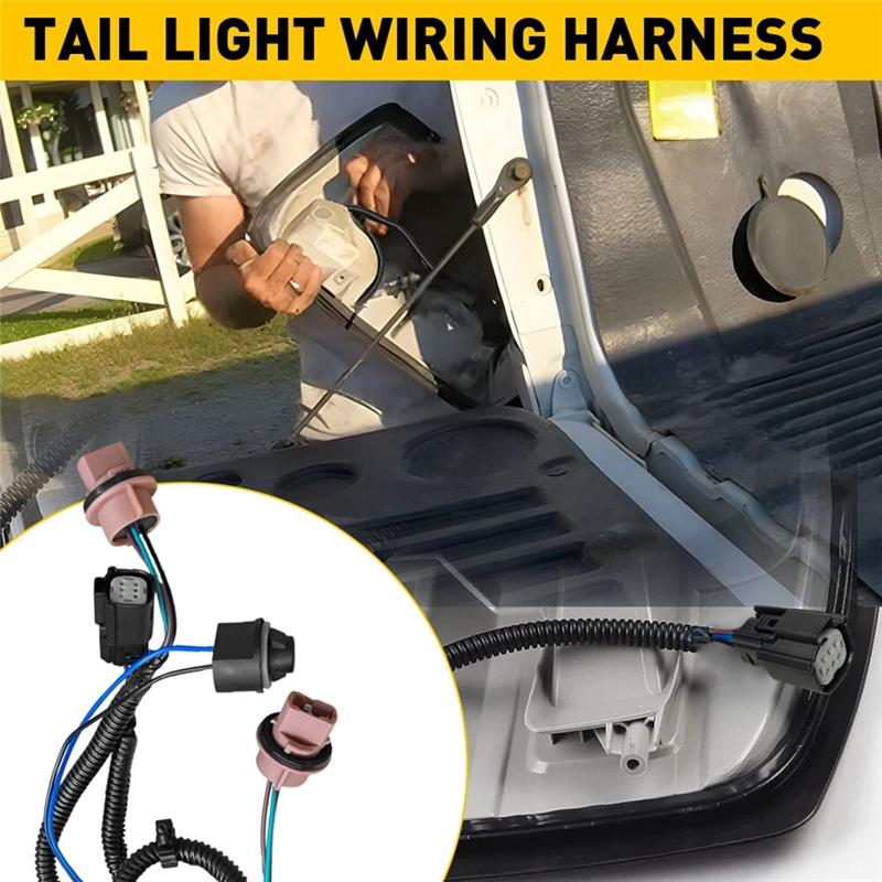 Left Driver Side Wiring Harness Tail Lamp 23295978 For Chevy Silverado 1500 2016-2019