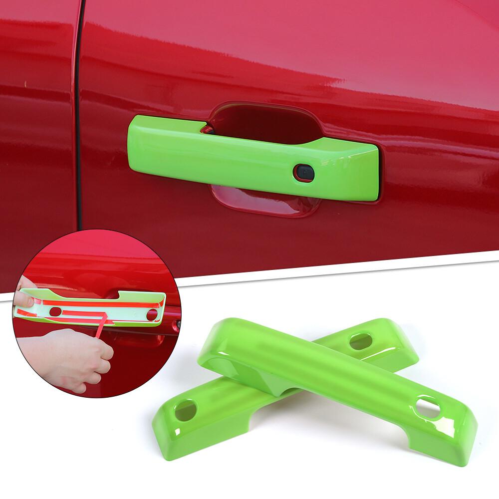 Light Green Exterior Door Handle Cover Trim Bezel For Ford F150 2021+ Accessory
