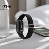 Плетеный нейлоновый ремешок для часов, эластичные ремешки для Fitbit Inspire 3, регулируемый цветной браслет, дышащий спортивный сменный ремешок для женщин и мужчин, безопасный для кожи