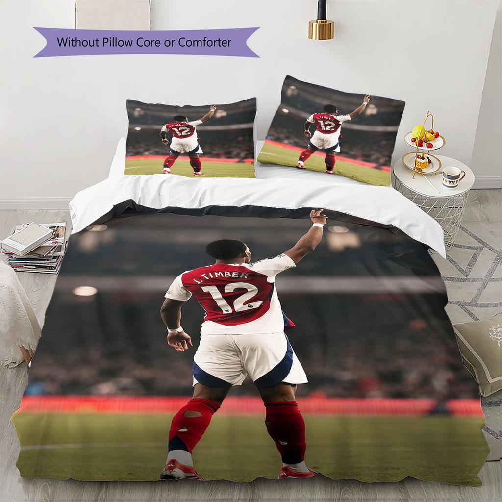 Timber Pattern Bedding Home Decoration Birthday Gift ( 1 duvet cover + 2 pillowcase, without core),fan merchandise.