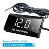 Мини 12В светодиодный водонепроницаемый дисплей вольтметр автомобильный измеритель напряжения вольт панельный измеритель