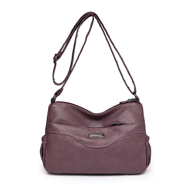 Городская простая женская сумка-мессенджер большой вместимости, повседневная сумка для мамы, переносная сумка через плечо