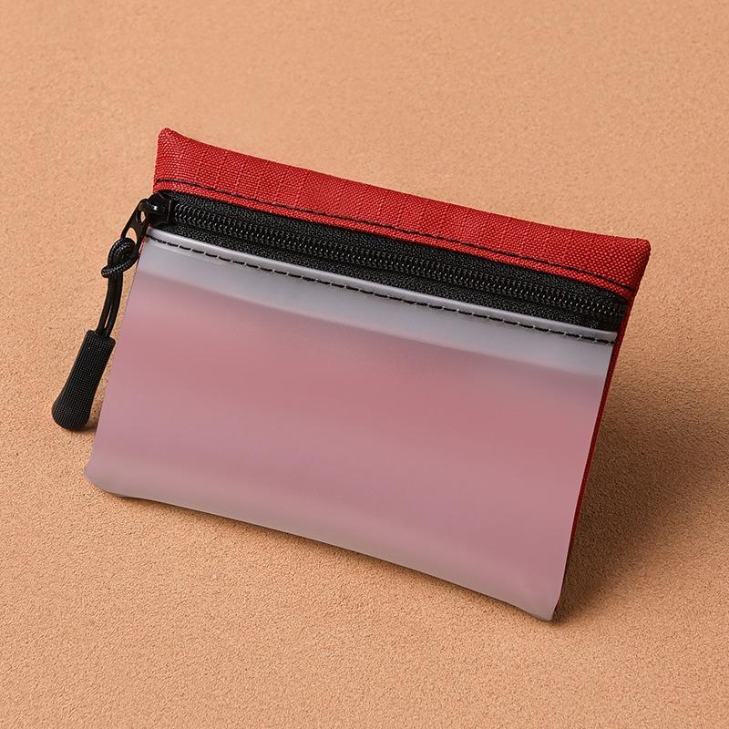 Мини-мешочек для мелочи, простой и портативный, высококачественный тканевый органайзер, на молнии, маленький кошелек, отделение для карт, детский кошелек для монет для студентов.