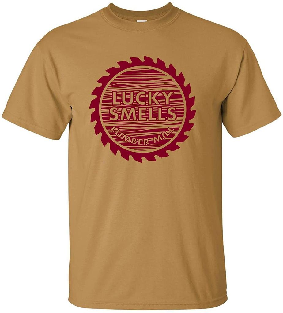 Lucky Smells - Lumber Saw Mill Book TV Show Miserable T Shirt