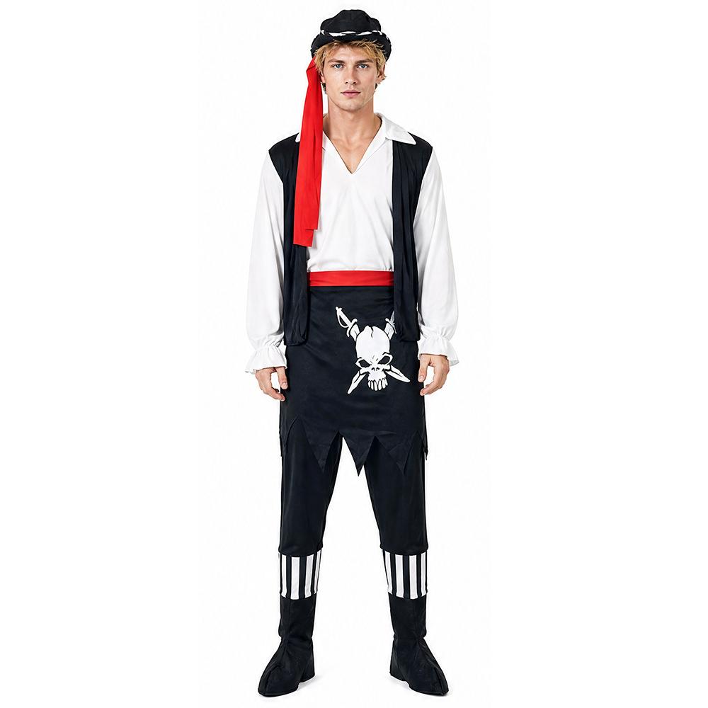Halloween Adult Pirate Costume Halloween Party Costume Pirate Captain of the Caribbean COS Dress Up