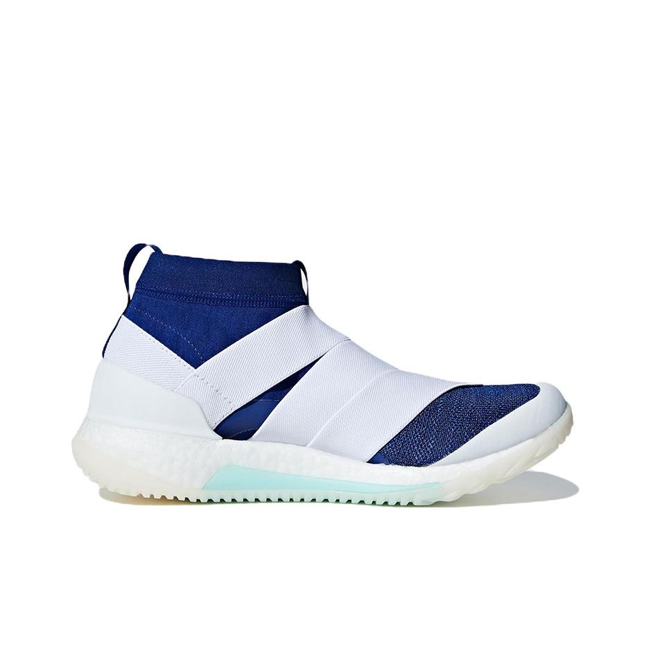 adidas Pure Boost X Tr 3.0 Ll Прочные Дышащие Кроссовки Хай-Топ Женские Кроссовки Бело-Синие DA8963
