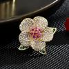 Senior Brooches Flower Leaf Brooch Pins for Women Suit Pendant  Fashion Brooches Jewelry