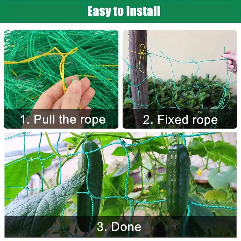 Fruit and Vegetable Climbing Net – Garden Support Mesh for Plants, Flowers, and Morning , Branch Support , Outdoor Plant Training Tool