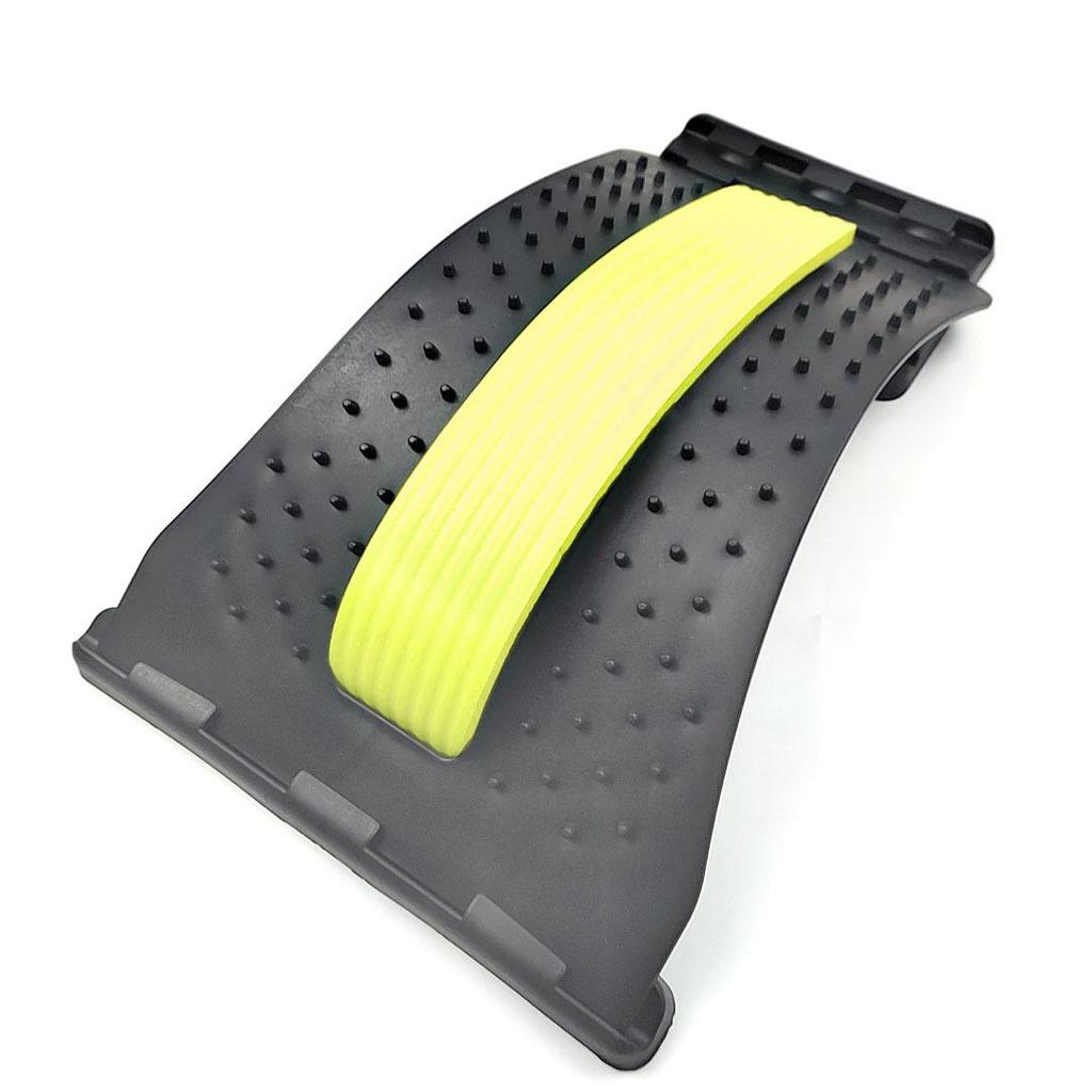 Lumbar Traction Device & Spine Massager: Corrector for Waist Strain & Yoga Stretching
