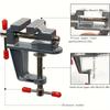 New In Screw Vise for Craft Mold Fixed Repair Tool 35MM Aluminium Alloy Table Bench Clamp Vise Multi-functional Bench Vise Table