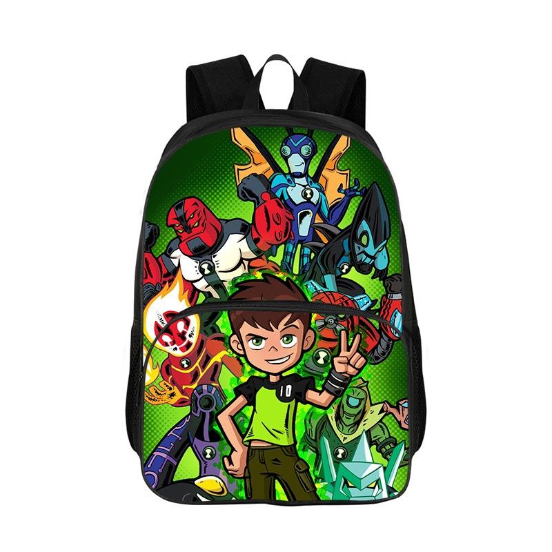 Водонепроницаемый рюкзак Ben 10 с принтом для мальчиков и девочек, школьная сумка для книг, повседневный детский рюкзак