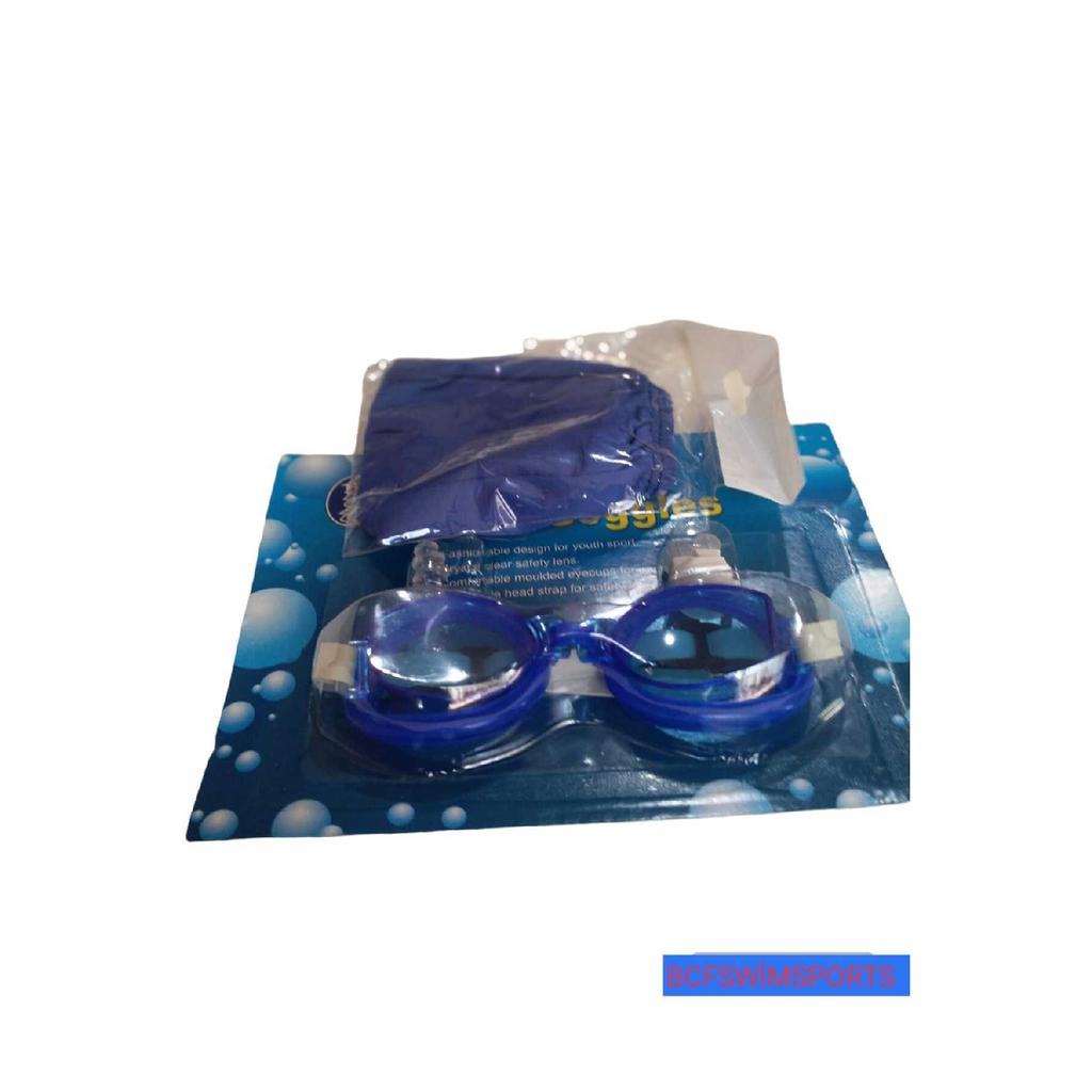 Детские очки для плавания, комплект с капюшоном, очки для бассейна, шапочка для бассейна, морская шапка, комплект морских очков