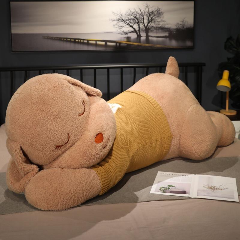 Большой свитер Собака Подушка Плюшевая игрушка Кукла Большая собака Кукла Девочка Спящая Успокаивающая кукла