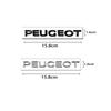 Новые Наклейки-Эмблемы с Буквами для Peugeot 206 307 308 3008D Наклейки на Задний Багажник Декоративные Аксессуары для Внешнего Тюнинга Кузова