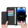 Чехол для iPhone 17 Pro Max с цветочным узором, кошелек из ПУ кожи, чехол для телефона с ремешком